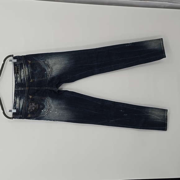 Rerock For Express Skinny Destresse Jean's Size 6 - Picture 4 of 9